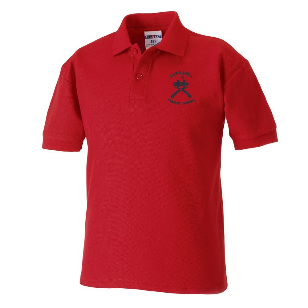 Castlehill Primary Poloshirt Bright Red