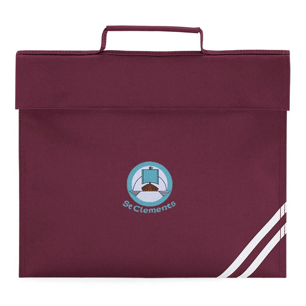 St Clements Primary Book Bag Burgundy