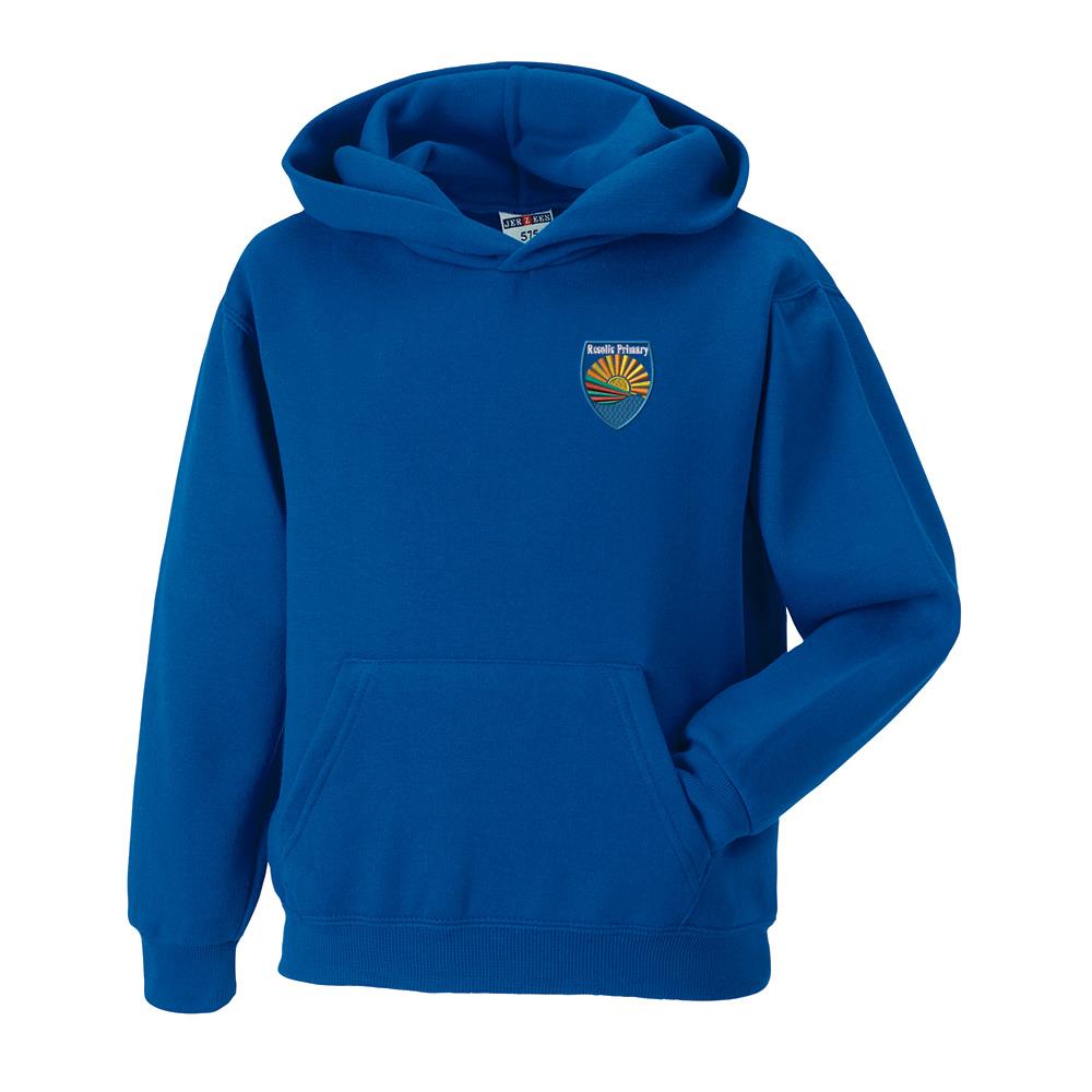 Resolis Primary Hooded Sweatshirt Royal