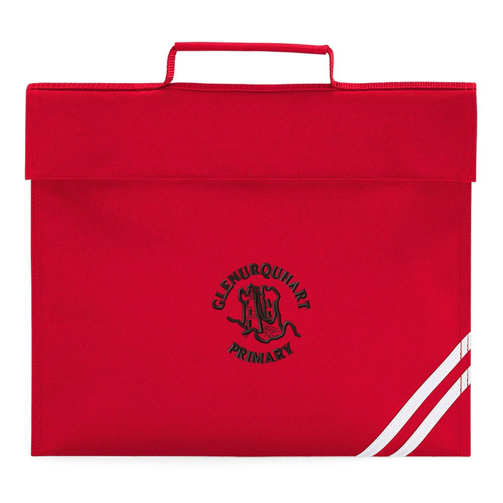 Glenurquhart Primary Book Bag Red
