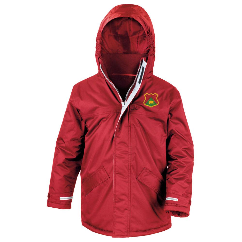 Gallowhill Primary Core Kids Winter Parka Red