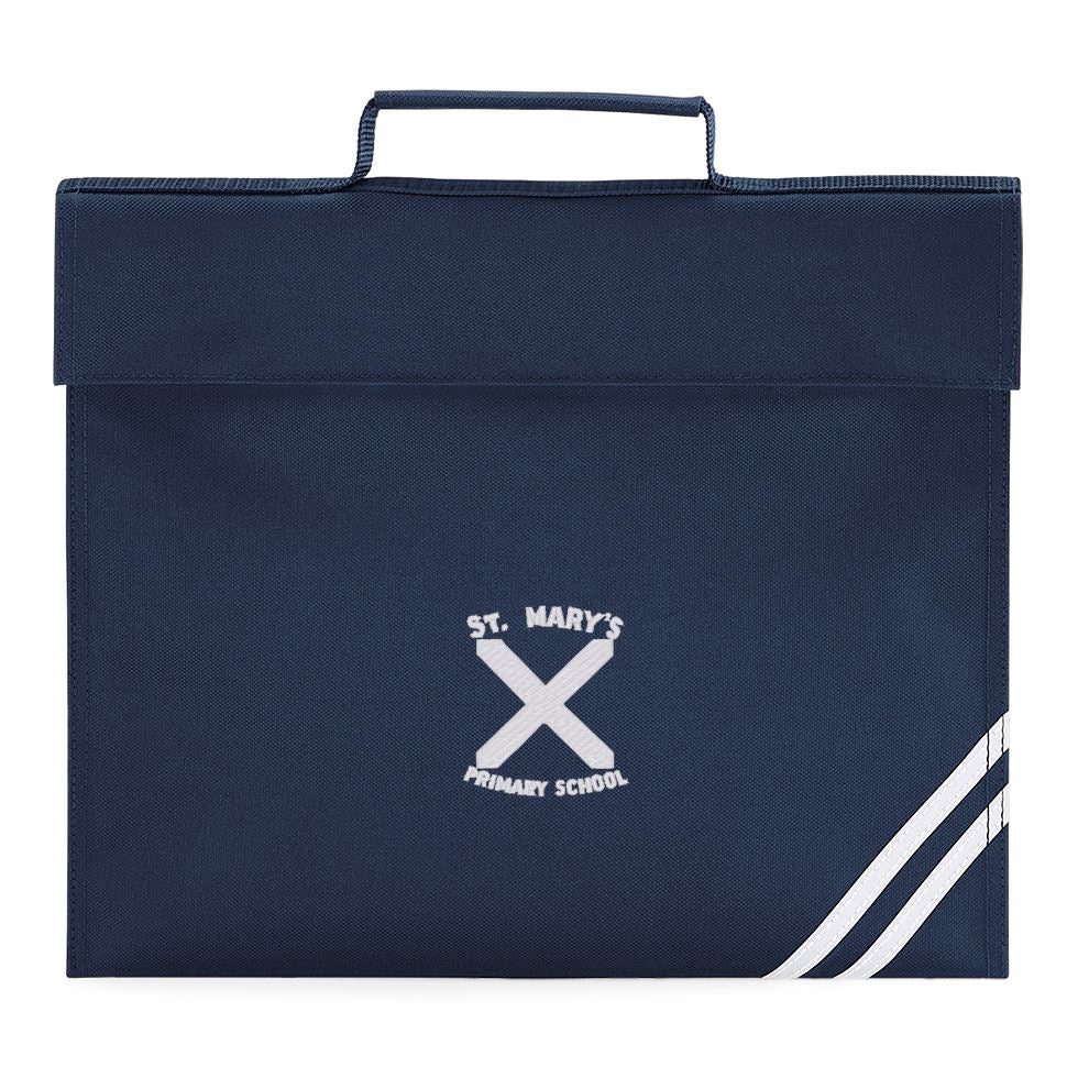 St Marys Primary Paisley Book Bag Navy