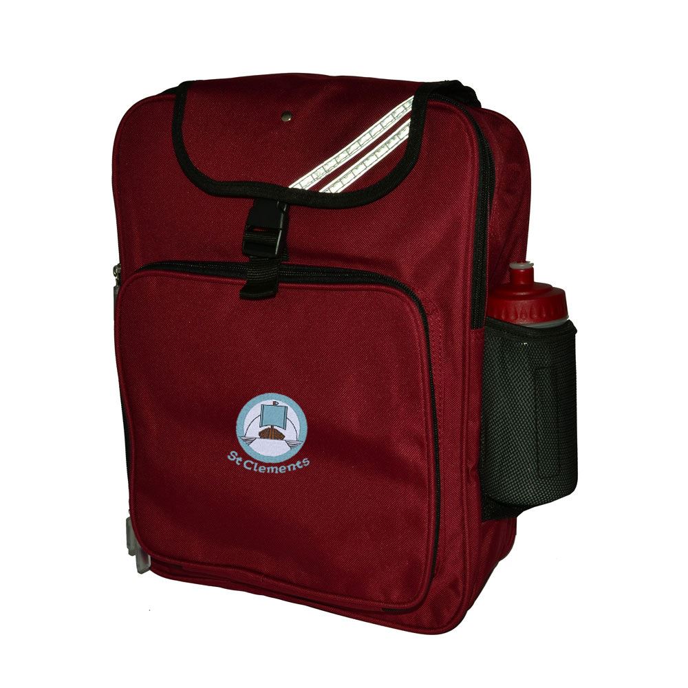 St Clements Primary Junior Backpack Burgundy