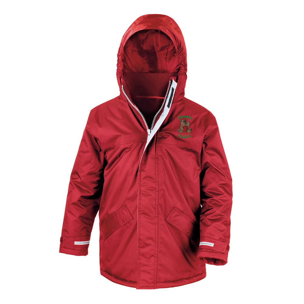 Glendee Early Learning & Childcare Centre Core Kids Winter Parka Red