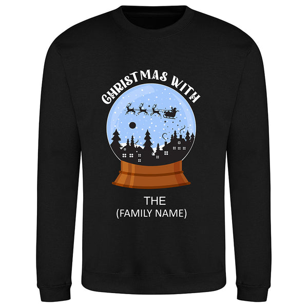 Customised Christmas Snow Globe Jumper