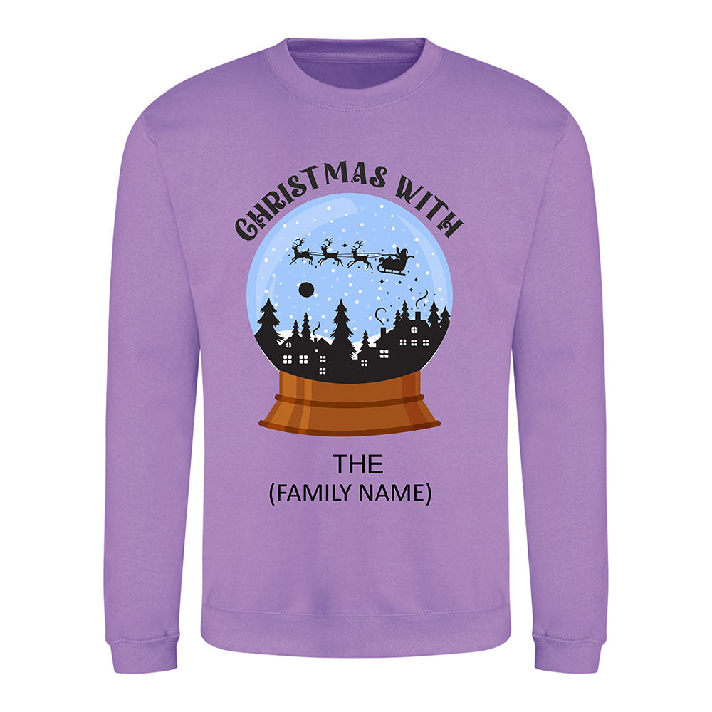 Customised Christmas Snow Globe Jumper
